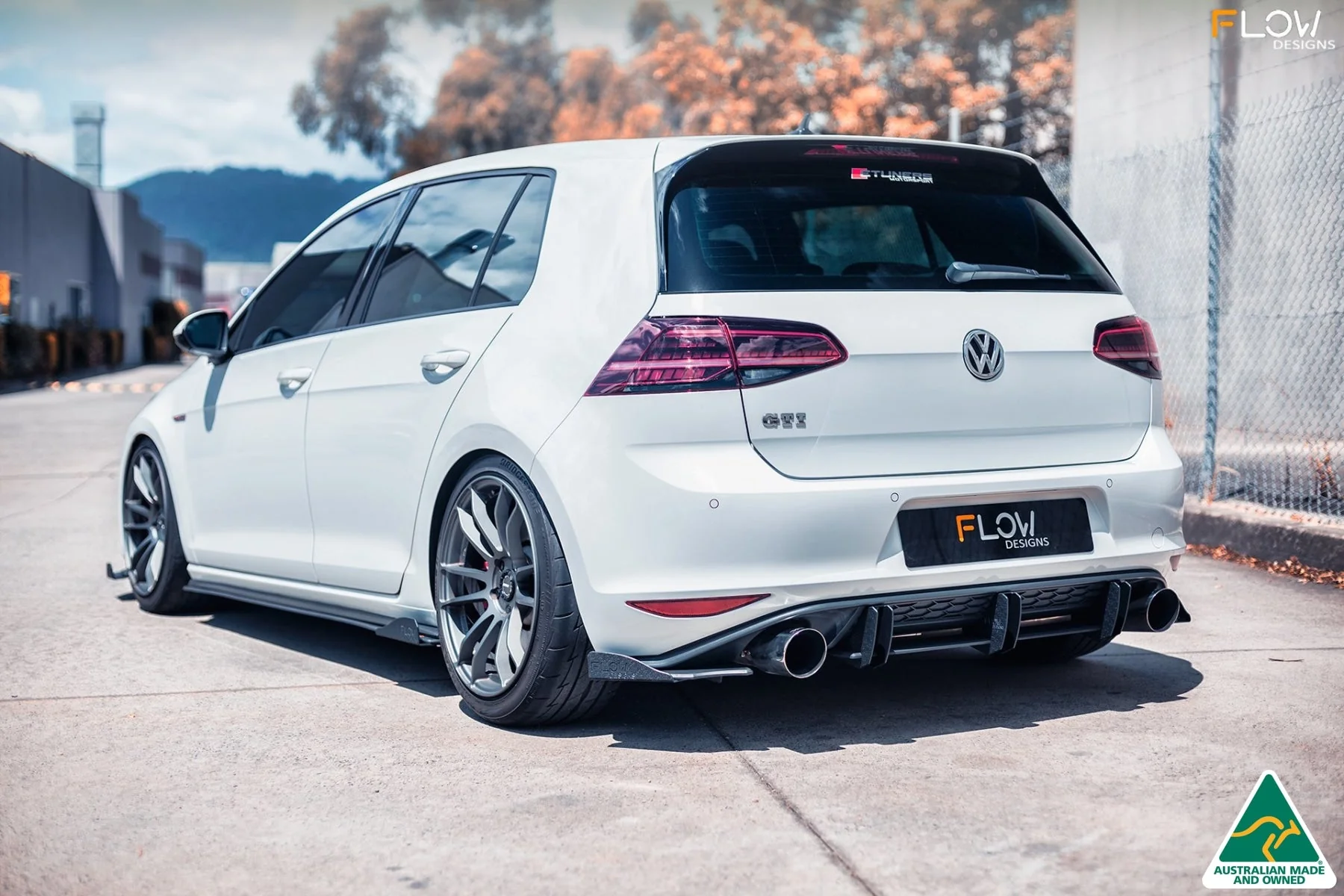 MK7 Golf GTI Side Skirt Splitter Winglets - Image 4