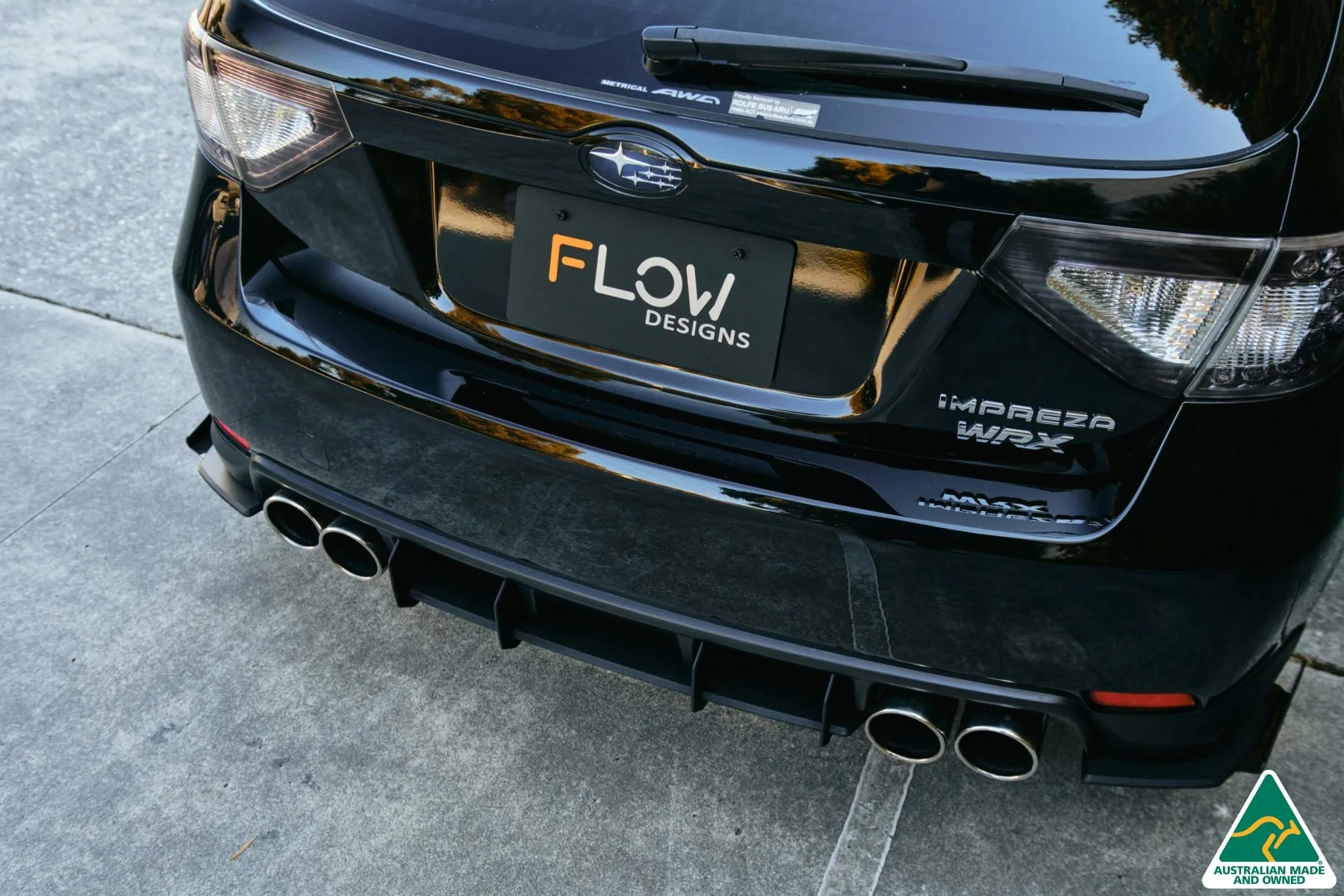 Flow Designs Flow-Lock Rear Diffuser for Subaru Impreza WRX/RS G3 Hatch PFL - Image 14