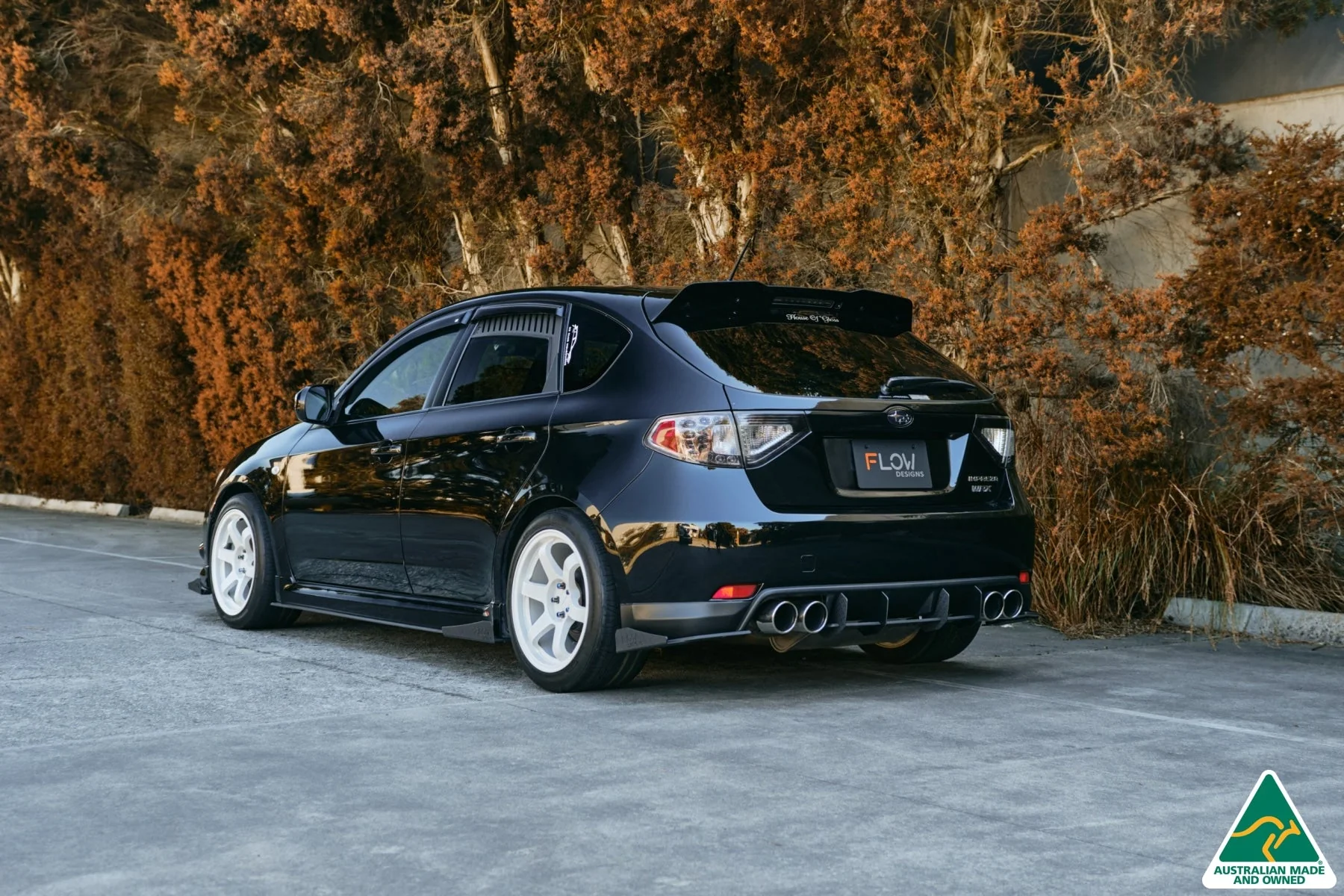 Flow Designs Rear Spats for Subaru Impreza WRX/RS G3 Hatch PFL [Pair] - Image 6