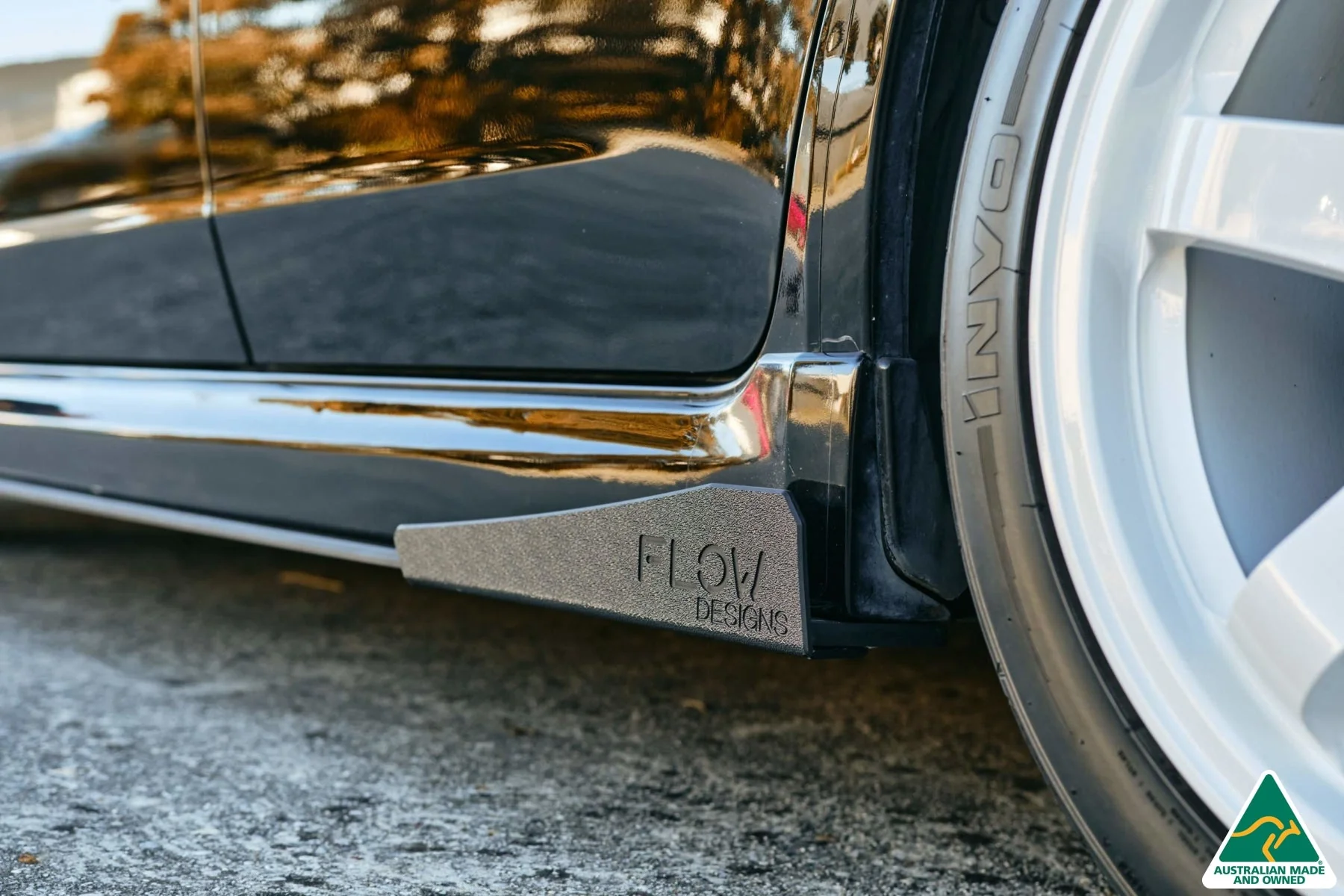 Flow Designs Side Skirt Splitters for Subaru Impreza WRX/RS G3 Hatch PFL [Pair] - Image 4